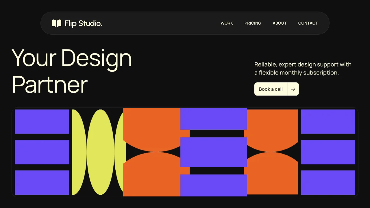 Flip Studio website preview