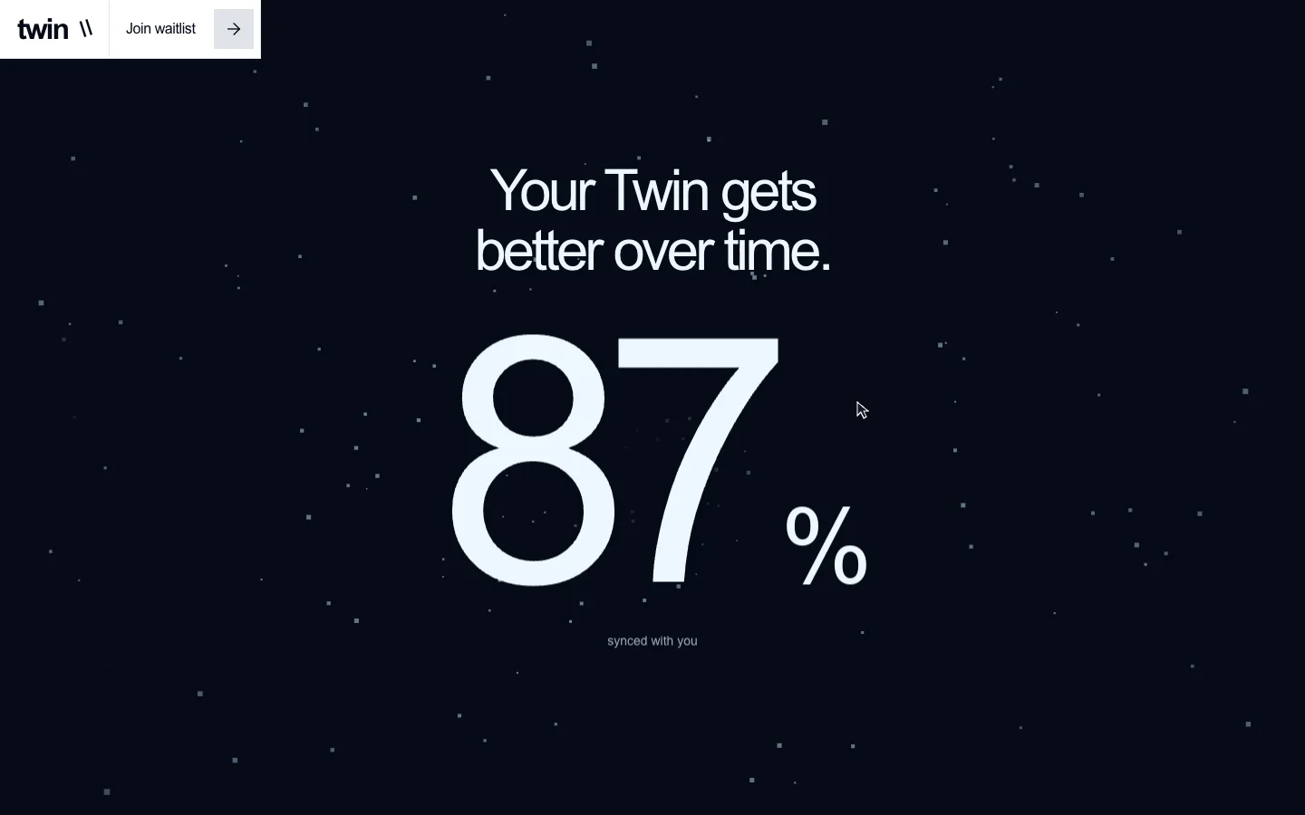 Better over time in the Twin website
